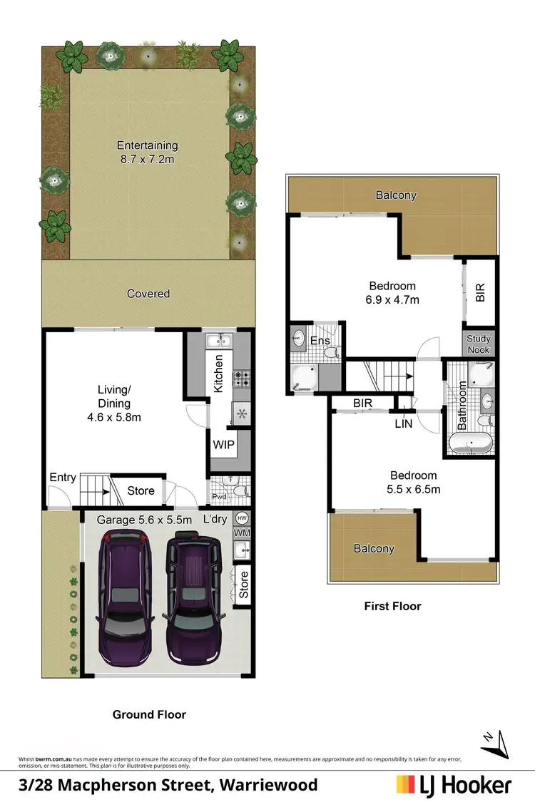 Floorplan of Homely townhouse listing, 3/28 Macpherson Street, Warriewood NSW 2102