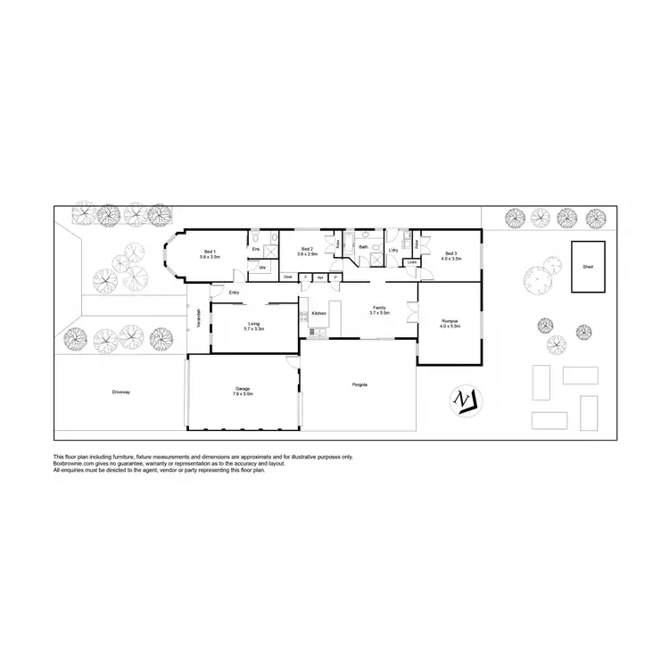Floorplan of Homely house listing, 9 Berkeley Court, Seabrook VIC 3028