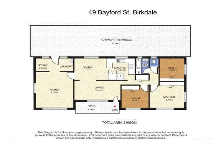 Floorplan of Homely house listing, 49 Bayford Street, Birkdale QLD 4159