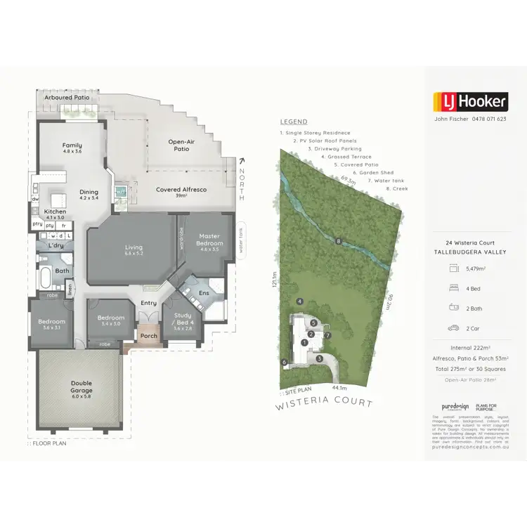 Floorplan of Homely house listing, 24 Wisteria Court, Tallebudgera Valley QLD 4228