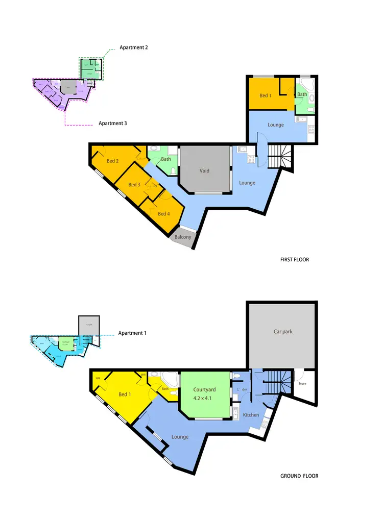 Floorplan of Homely house listing, 2/1 Nottinghill Street, Joondalup WA 6027