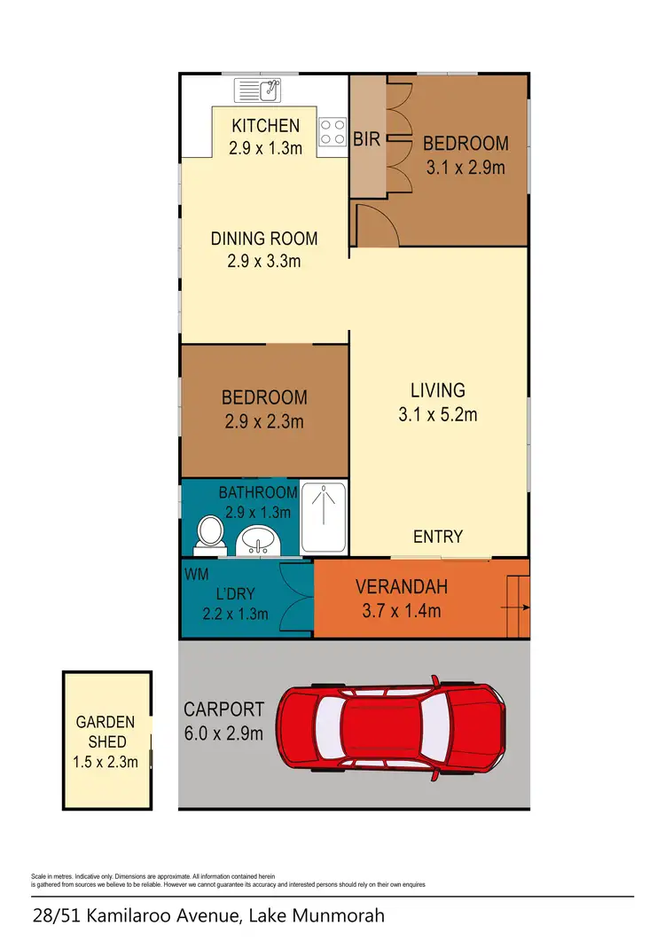 Floorplan of Homely retirement listing, 28/51 Kamilaroo Avenue, Lake Munmorah NSW 2259
