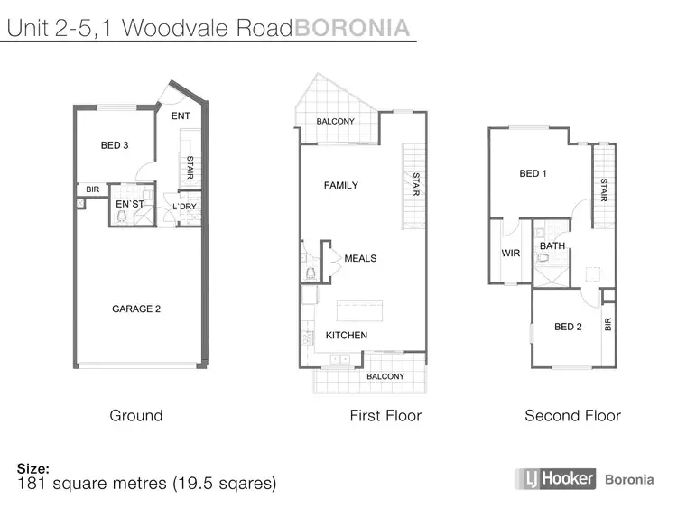 Floorplan of Homely unit listing, 4/1 Woodvale Road, Boronia VIC 3155