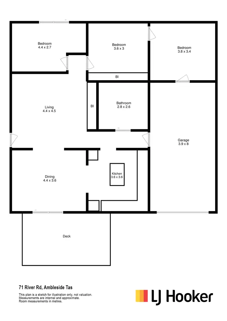Floorplan of Homely house listing, 71 River Road, Ambleside TAS 7310