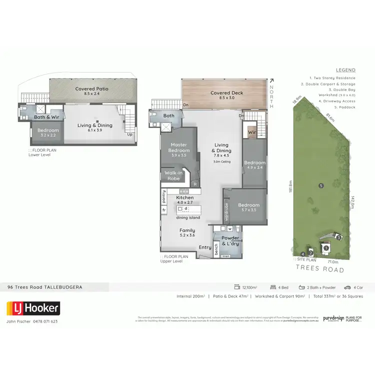 Floorplan of Homely house listing, 96 Trees Road, Tallebudgera QLD 4228