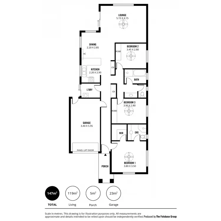 Floorplan of Homely house listing, 2 Hume Street, Andrews Farm SA 5114