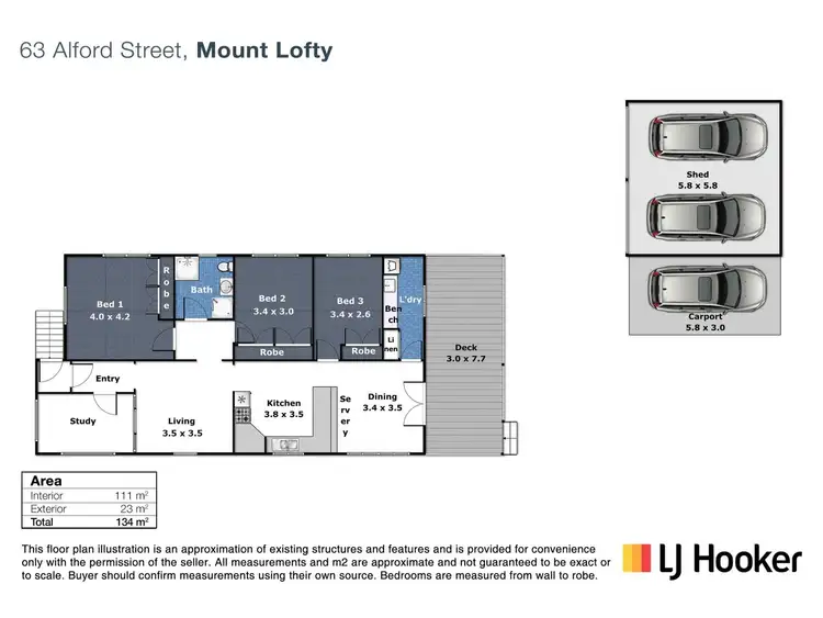 Floorplan of Homely house listing, 63 Alford Street, Mount Lofty QLD 4350