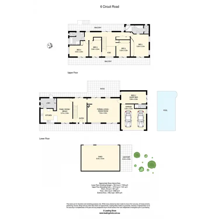 Floorplan of Homely house listing, 6 Circuit Road, Kurwongbah QLD 4503