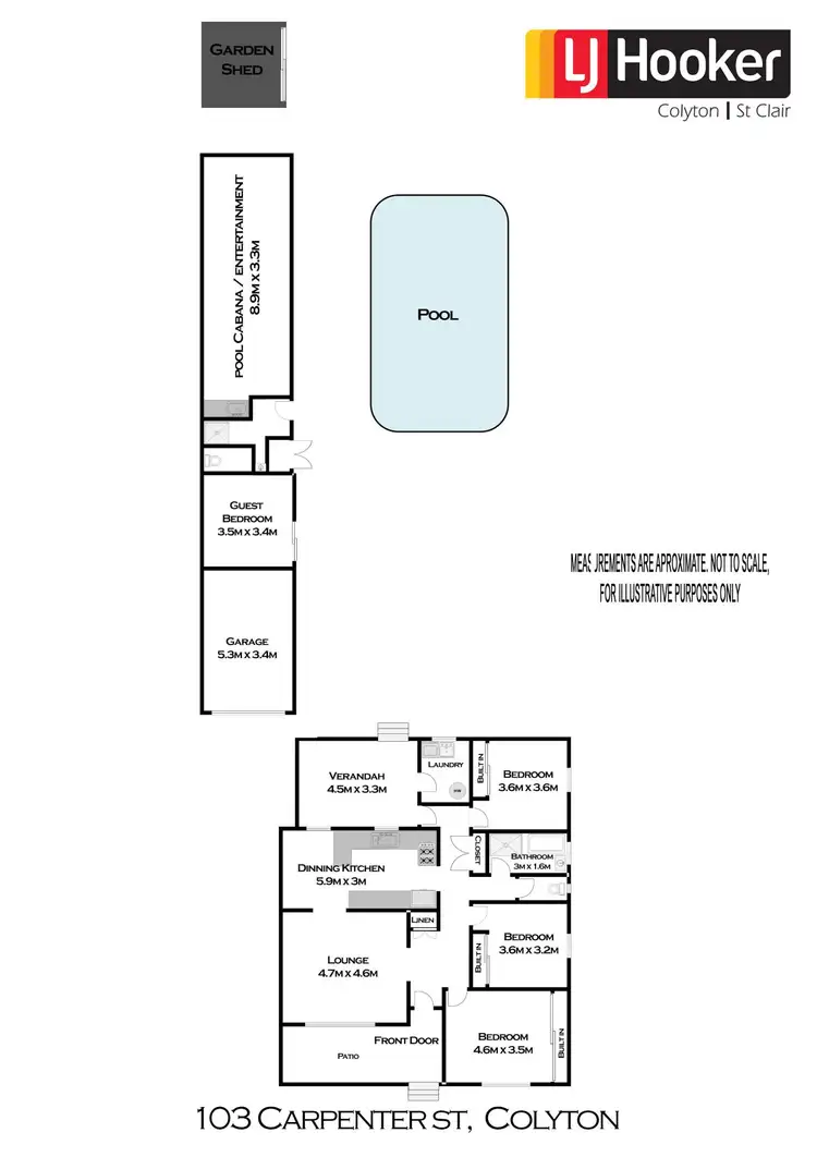 Floorplan of Homely house listing, 103 Carpenter Street, Colyton NSW 2760