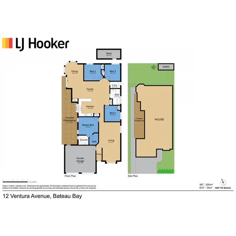 Floorplan of Homely house listing, 12 Ventura Avenue, Bateau Bay NSW 2261