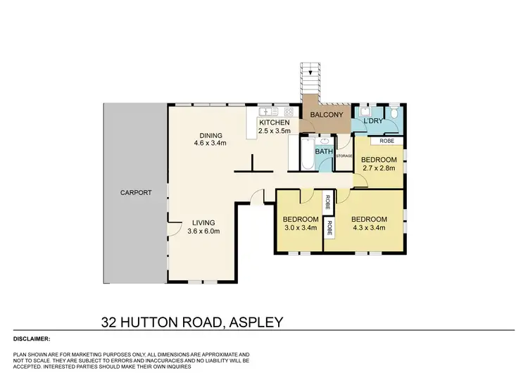 Floorplan of Homely house listing, 32 Hutton Road, Aspley QLD 4034