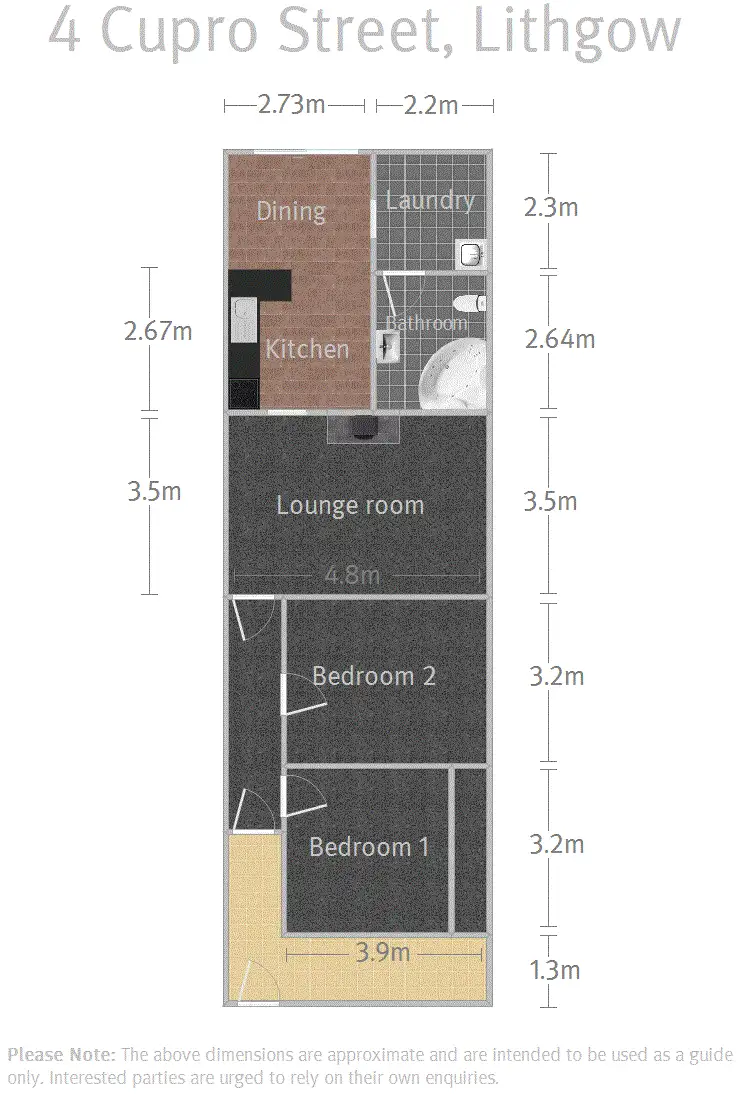 Floorplan of Homely house listing, 4 Cupro Street, Lithgow NSW 2790
