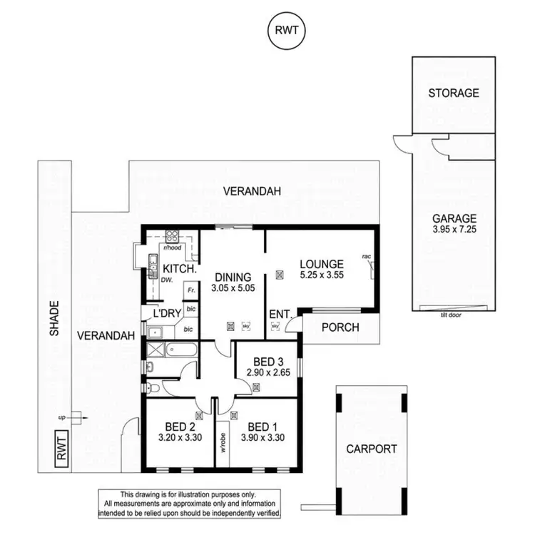 Floorplan of Homely house listing, 25 Mirrimar Crescent, Reynella SA 5161