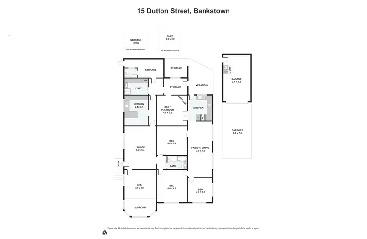 Floorplan of Homely house listing, 15 Dutton Street, Bankstown NSW 2200