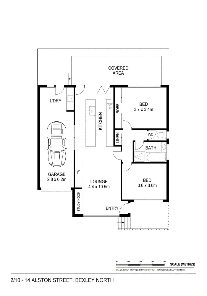 Floorplan of Homely villa listing, 2/10-14 Alston Street, Bexley North NSW 2207