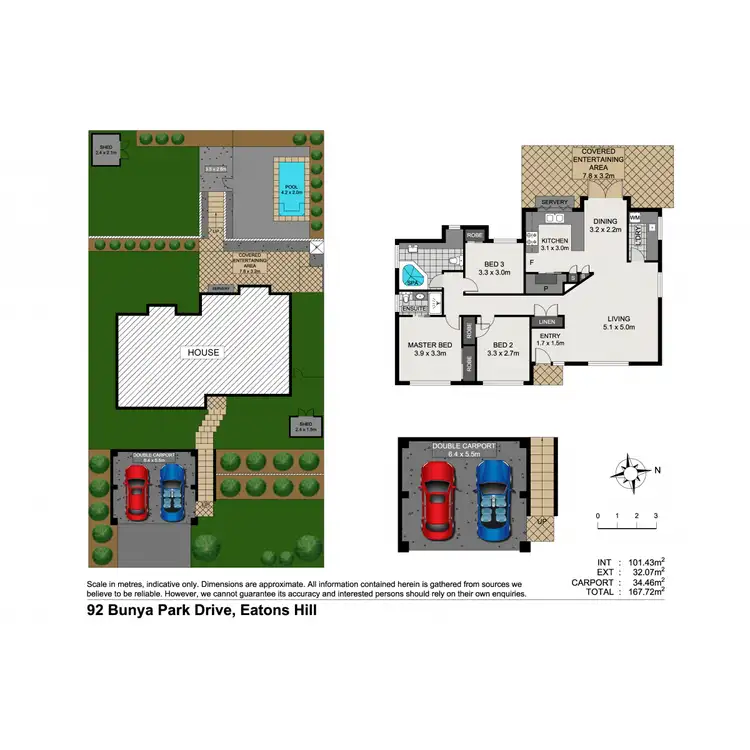 Floorplan of Homely house listing, 92 Bunya Park Drive, Eatons Hill QLD 4037