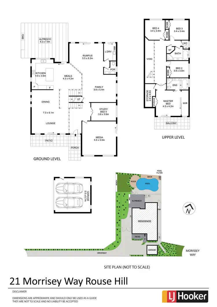 Floorplan of Homely house listing, 21 Morrisey Way, Rouse Hill NSW 2155