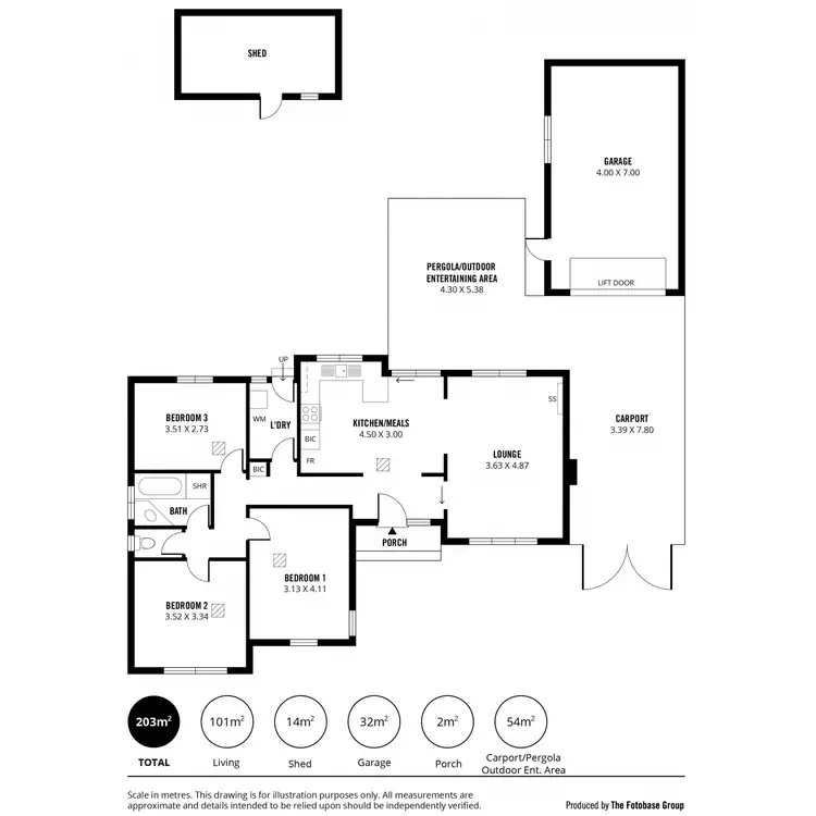 Floorplan of Homely house listing, 15 Bungana Avenue, Para Vista SA 5093