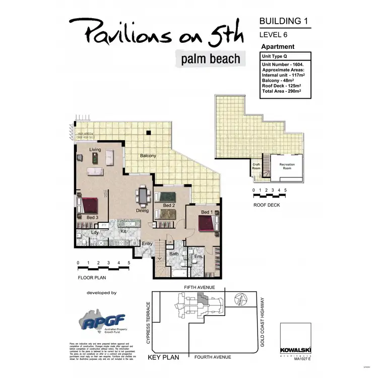 Floorplan of Homely apartment listing, 1604/10 Fifth Avenue, Palm Beach QLD 4221