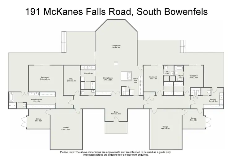 Floorplan of Homely rural property listing, 191 McKanes Falls Road, South Bowenfels NSW 2790