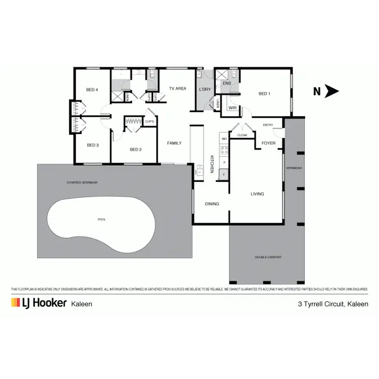 Floorplan of Homely house listing, 3 Tyrrell Circuit, Kaleen ACT 2617