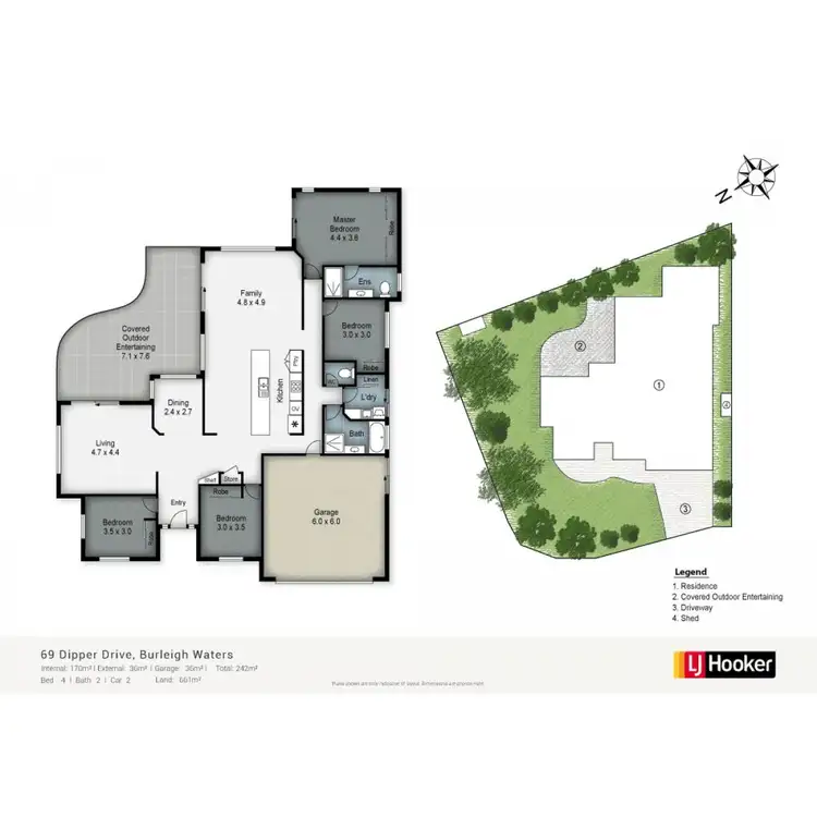 Floorplan of Homely house listing, 69 Dipper Drive, Burleigh Waters QLD 4220