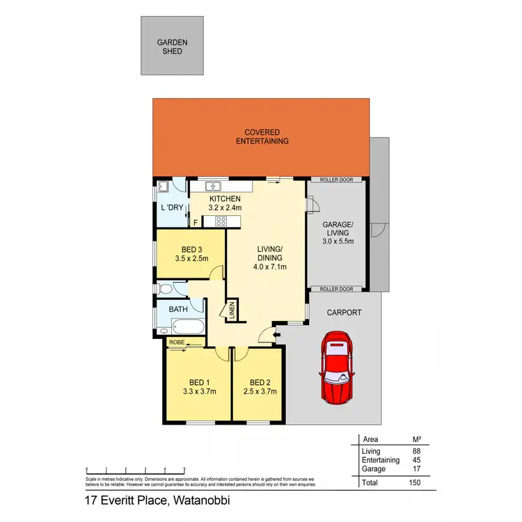 Floorplan of Homely house listing, 17 Everitt Place, Watanobbi NSW 2259