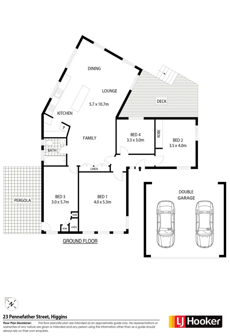 Floorplan of Homely house listing, 23 Pennefather Street, Higgins ACT 2615