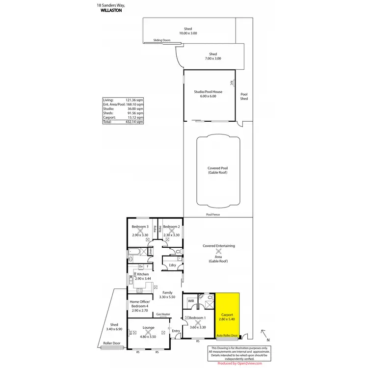 Floorplan of Homely house listing, 18 Sanders Way, Willaston SA 5118