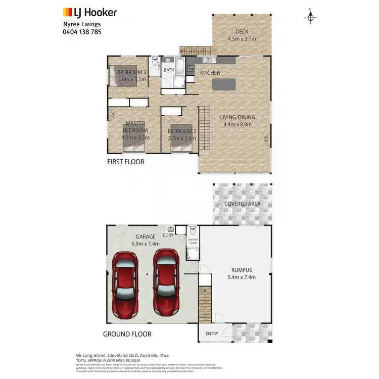Floorplan of Homely house listing, 96 Long Street, Cleveland QLD 4163