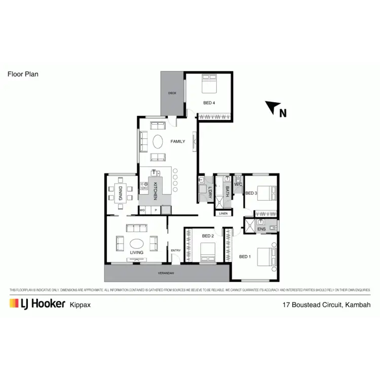 Floorplan of Homely house listing, 17 Boustead Circuit, Kambah ACT 2902