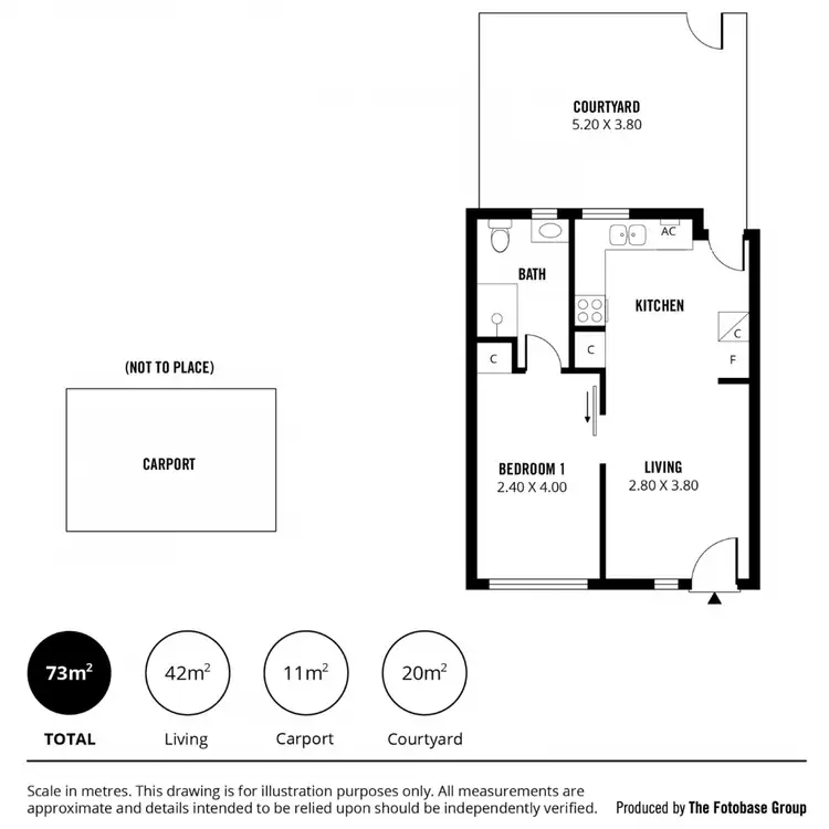 Floorplan of Homely unit listing, 3/20 Dodd Place, Ingle Farm SA 5098