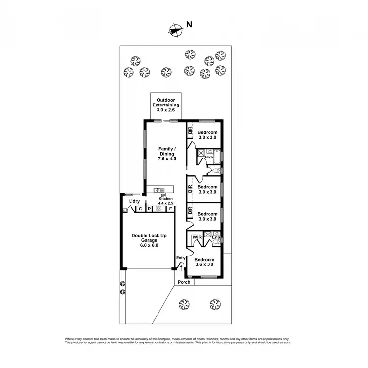 Floorplan of Homely house listing, 58 Terrene Terrace, Point Cook VIC 3030