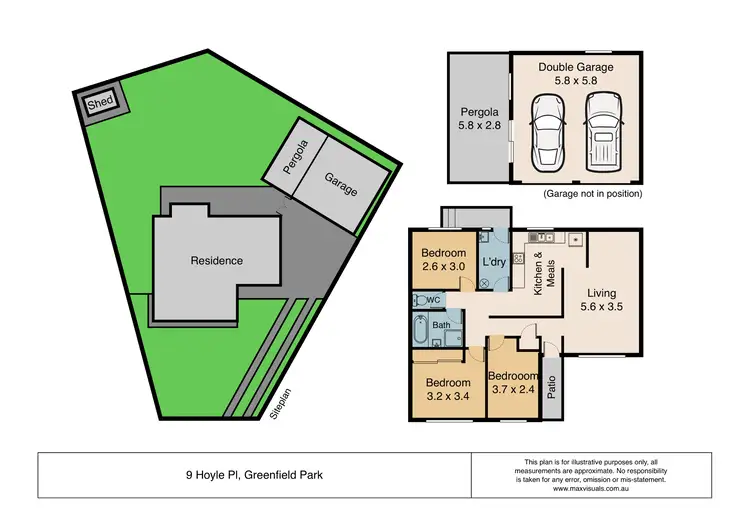 Floorplan of Homely house listing, 9 Hoyle Place, Greenfield Park NSW 2176