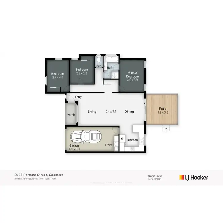 Floorplan of Homely unit listing, 9/26 Fortune Street, Coomera QLD 4209