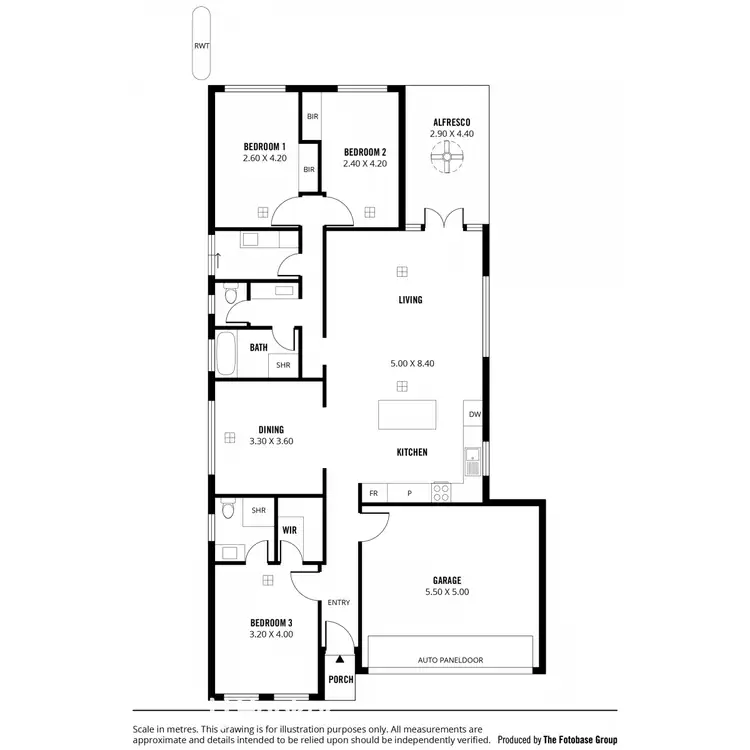 Floorplan of Homely house listing, 8 Bentley Avenue, Fulham Gardens SA 5024