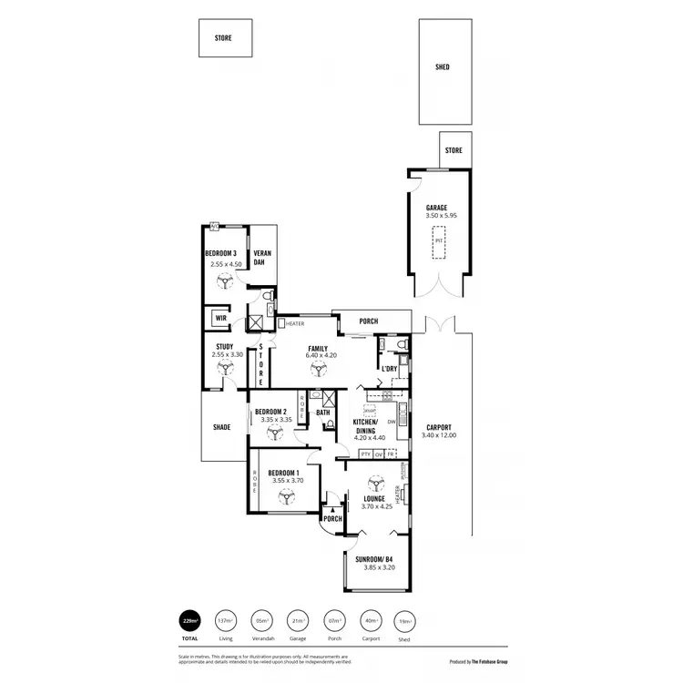 Floorplan of Homely house listing, 5 Ryder Road, Manningham SA 5086