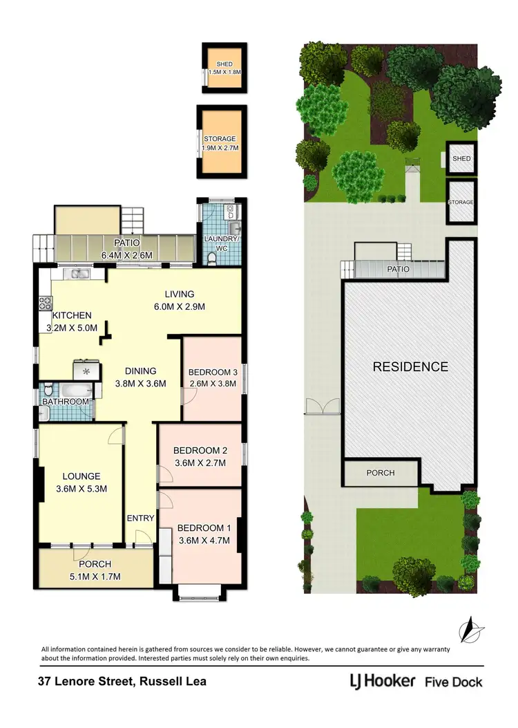 Floorplan of Homely house listing, 37 Lenore Street, Russell Lea NSW 2046