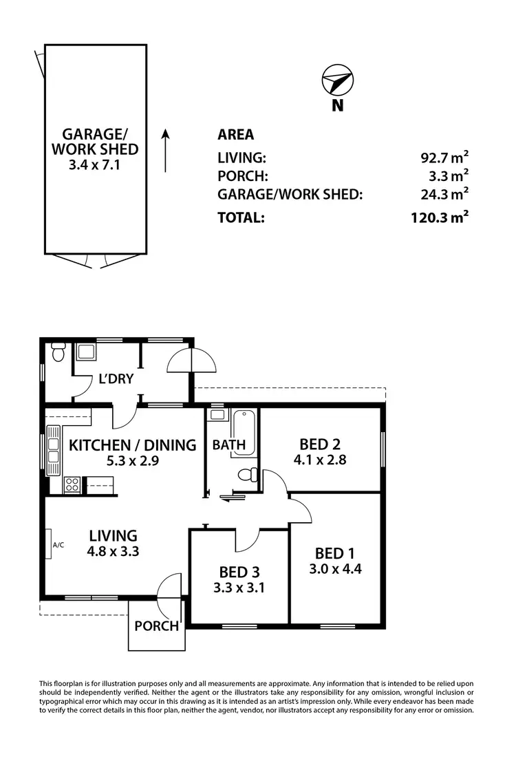 Floorplan of Homely house listing, 8 Smillie Street, Brukunga SA 5252