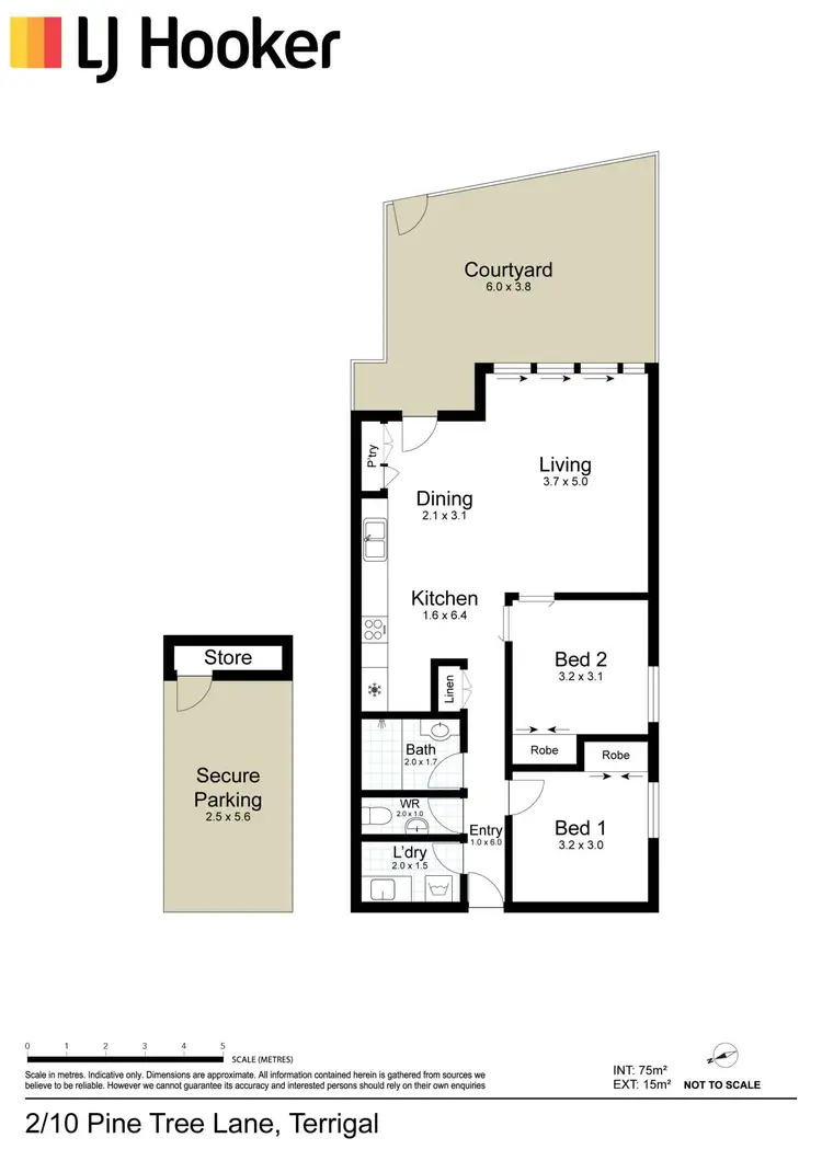Floorplan of Homely unit listing, 2/10 Pine Tree Lane, Terrigal NSW 2260