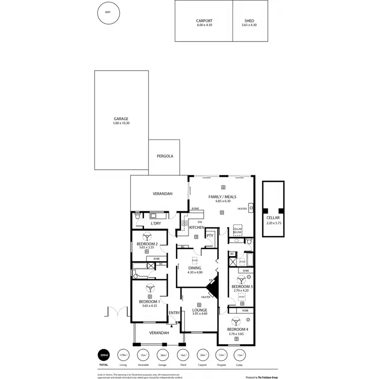 Floorplan of Homely house listing, 42 Balfour Street, Nailsworth SA 5083