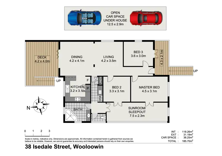 Floorplan of Homely house listing, 38 Isedale Street, Wooloowin QLD 4030