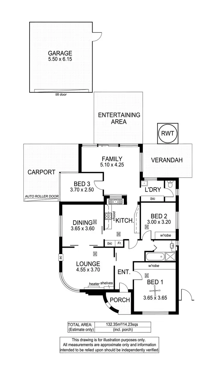 Floorplan of Homely house listing, 7 Bagshaw Avenue, Hove SA 5048