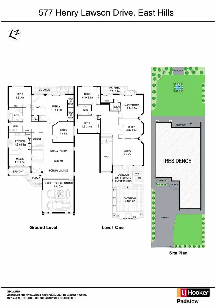 Floorplan of Homely house listing, 577 Henry Lawson Drive, East Hills NSW 2213