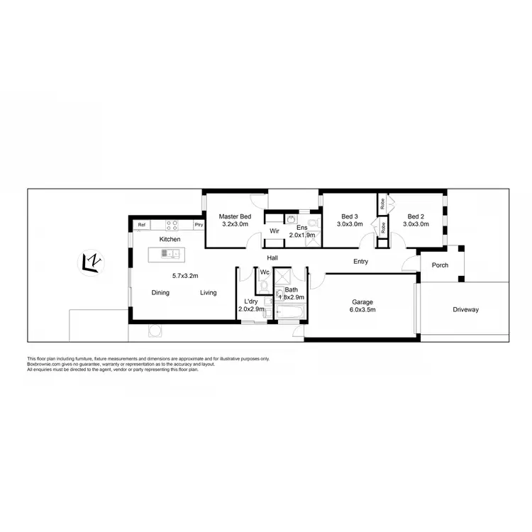 Floorplan of Homely house listing, 9 Latimer Street, Wyndham Vale VIC 3024