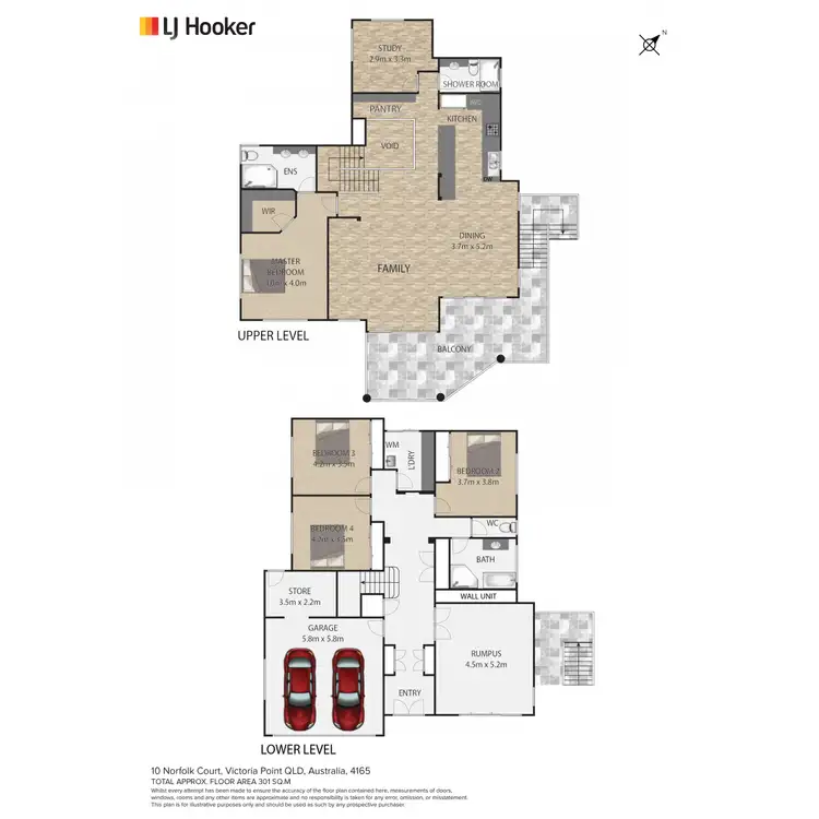 Floorplan of Homely house listing, 10 Norfolk Court, Victoria Point QLD 4165