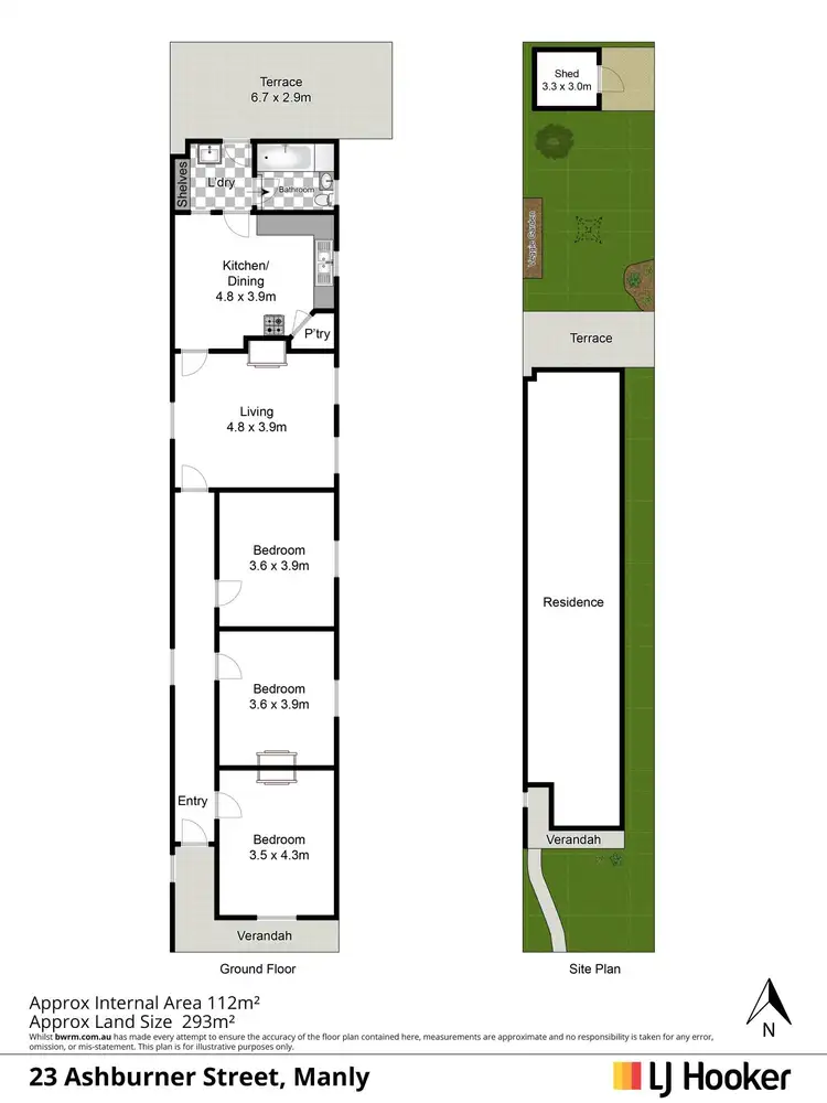 Floorplan of Homely house listing, 23 Ashburner Street, Manly NSW 2095
