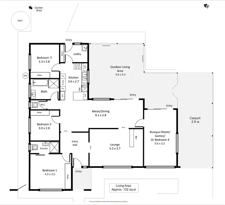 Floorplan of Homely house listing, 8 Pfitzner Crescent, Loxton SA 5333