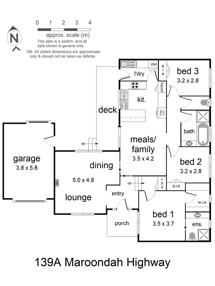 Floorplan of Homely townhouse listing, 139A Maroondah Highway, Chirnside Park VIC 3116