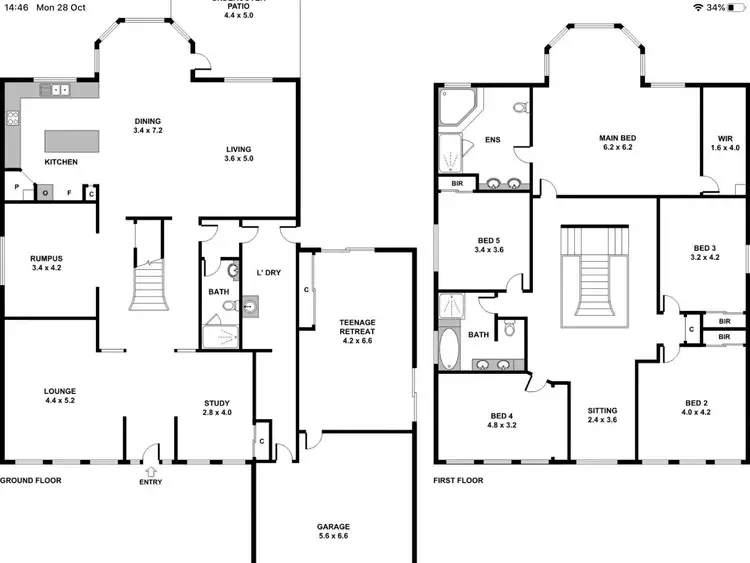 Floorplan of Homely house listing, 36 Nightjar Drive, Upper Coomera QLD 4209